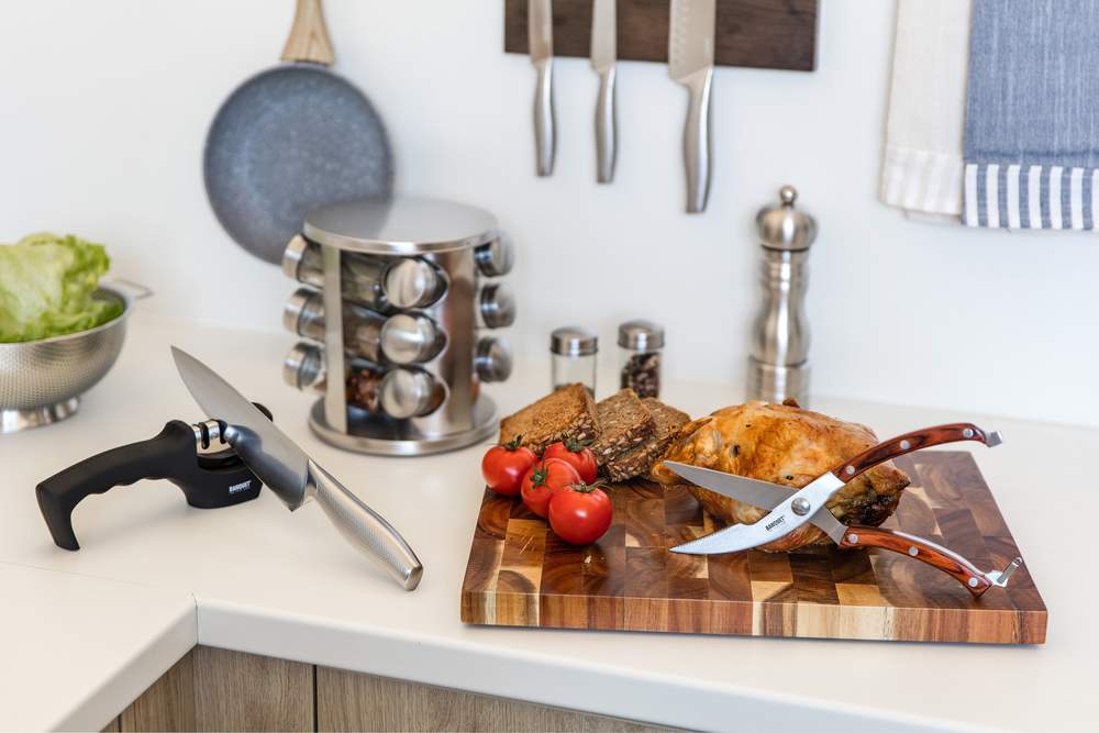 BANQUET Nůžky na drůbež CULINARIA 25,5 cm, dřevěné rukojeti