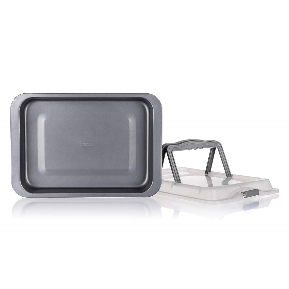 BANQUET Plech s nepřílnavým povrchem CULINARIA 42 x 29 x 4 cm, s víkem