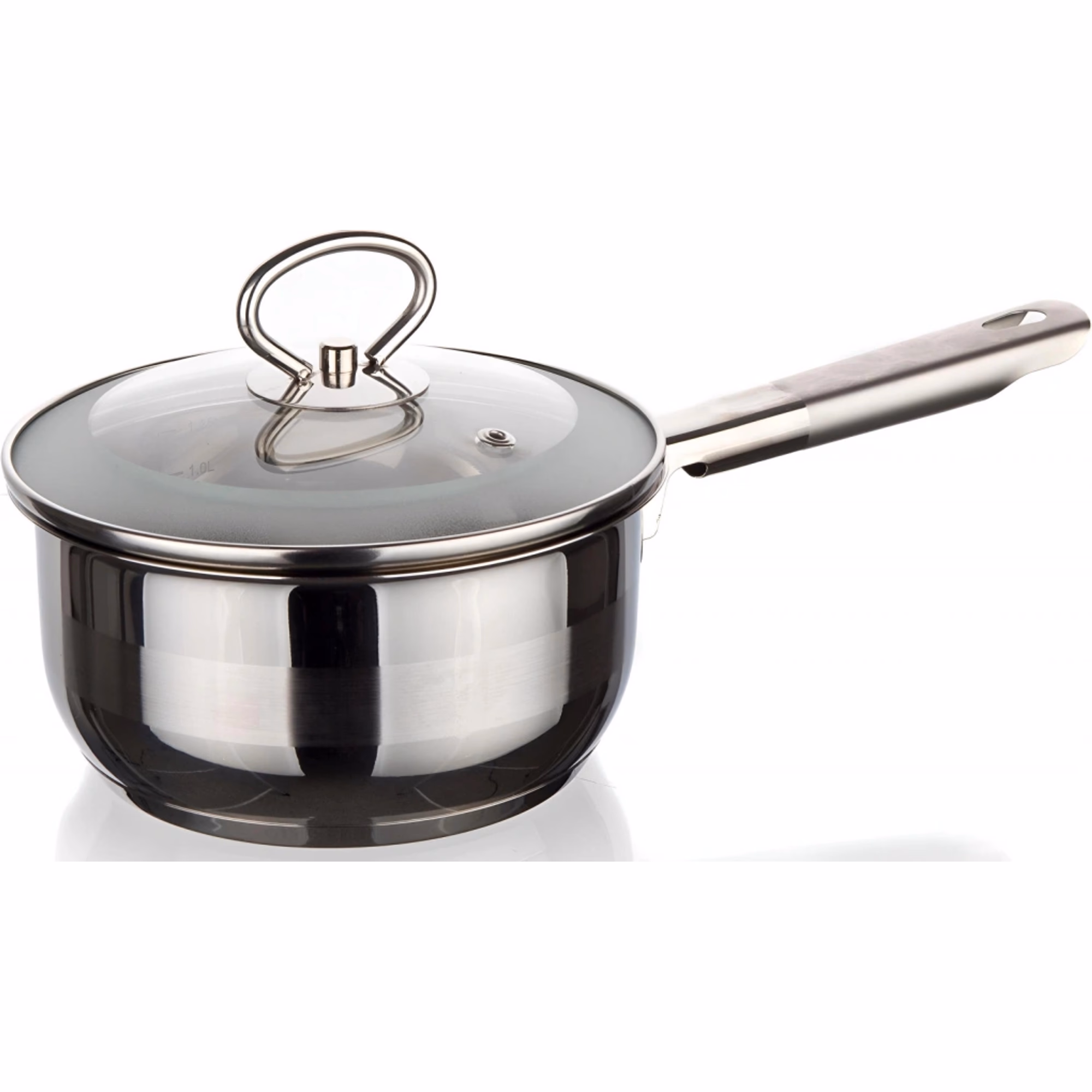 BANQUET Rendlík nerezový MATTE New Line 16 cm, 1,5 l, s poklicí