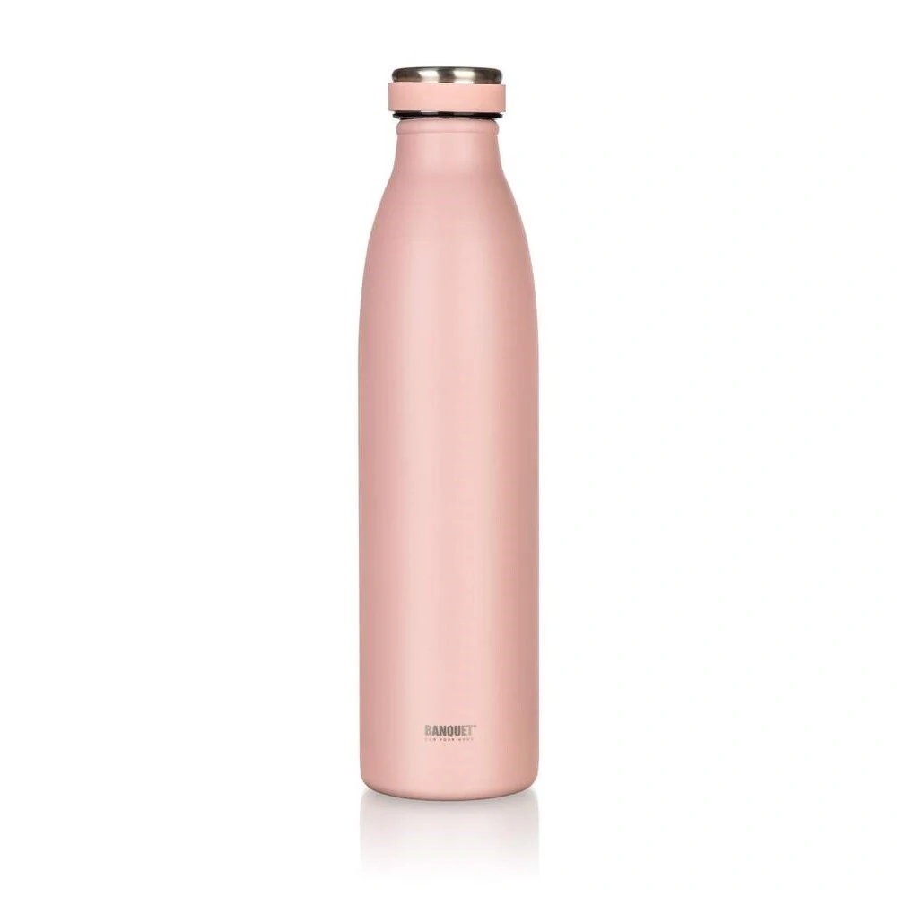 BANQUET Termoska nerezová SANS 750 ml, lososová