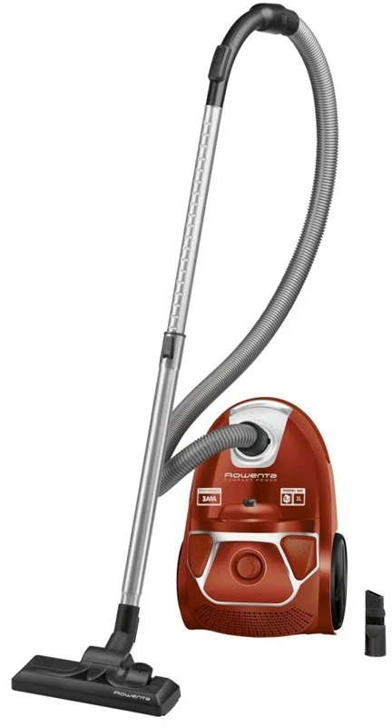 Sáčkový vysavač Rowenta Compact Power RO3923EA, červený