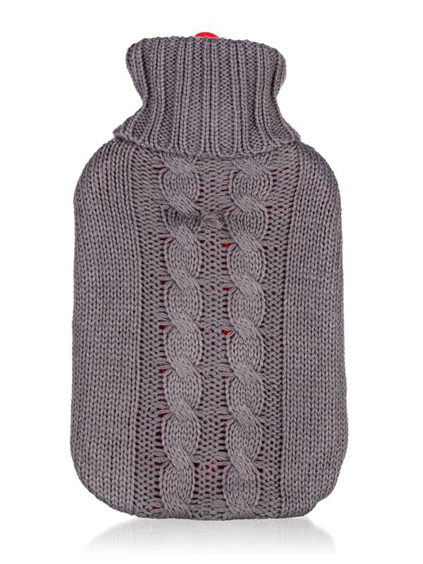 CALME Láhev zahřívací termofor WRAP 2 l, šedá
