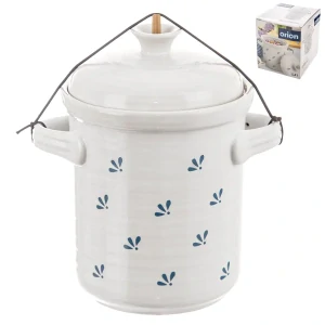 Orion nakládací hrnec na zeleninu MODROBÍLÁ 2,8 l