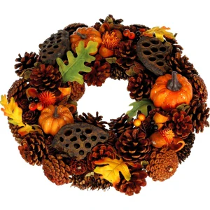 Podzimní věnec RHW 022 35 cm RETLUX