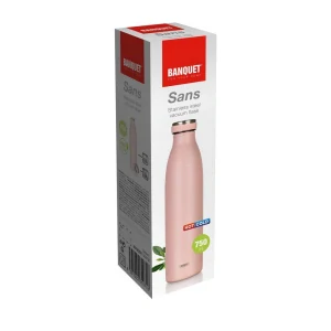 BANQUET Termoska nerezová SANS 750 ml, lososová
