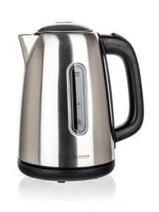 ACTIVER Konvice nerezová ARLETTE 1,7 l, 1850-2200W, otočná o 360st., nerez/černá