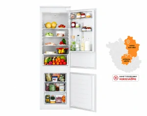 Vestavná kombi chladnička CANDY CBL3518E