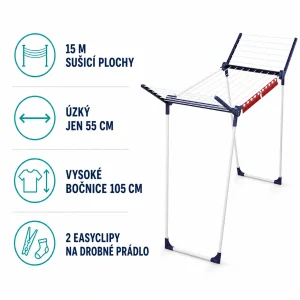 PEGASUS 150 Solid Slim sušák na prádlo 81570