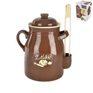 Orion hrnec na nakládání + kleště 6 l ZELÁK