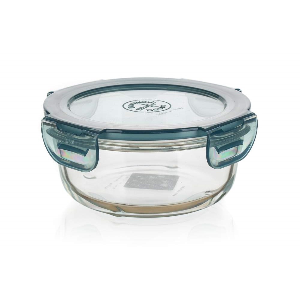 BORMIOLI Dóza skleněná EVO průměr 14 cm, 500 ml