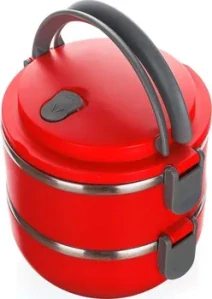 BANQUET Jídlonosič plastový CULINARIA Red 1,4l, 2 díly