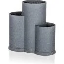 BANQUET Stojan na nože 3v1 GRANITE Grey