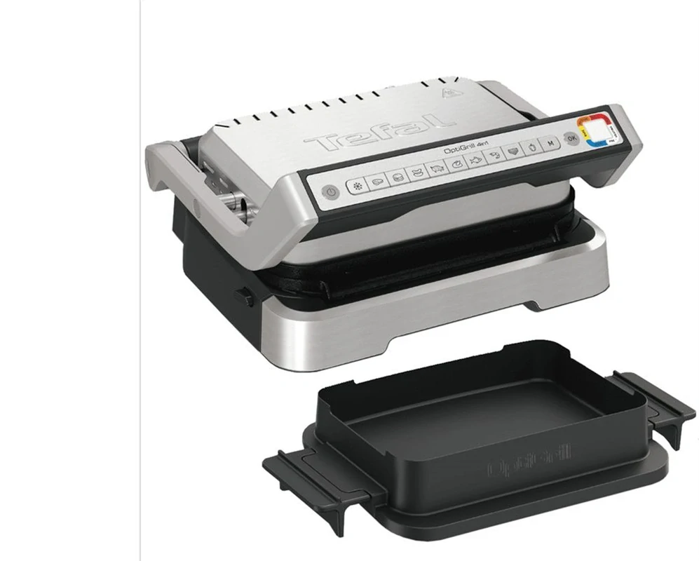  Elektrický gril Tefal OptiGrill 4v1 Inox GC774D30, 2100 W