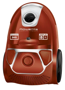 Sáčkový vysavač Rowenta Compact Power RO3923EA, červený