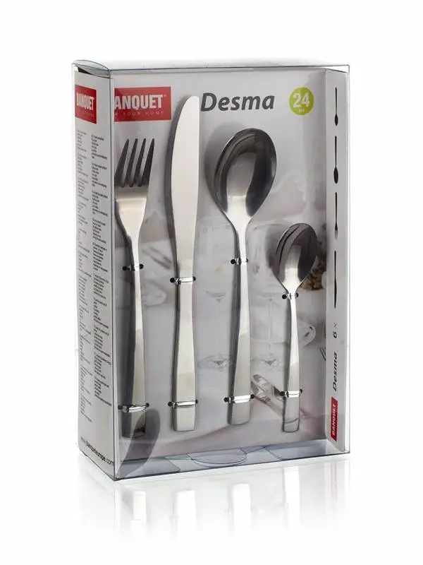 BANQUET Sada nerezových příborů DESMA, 24 ks