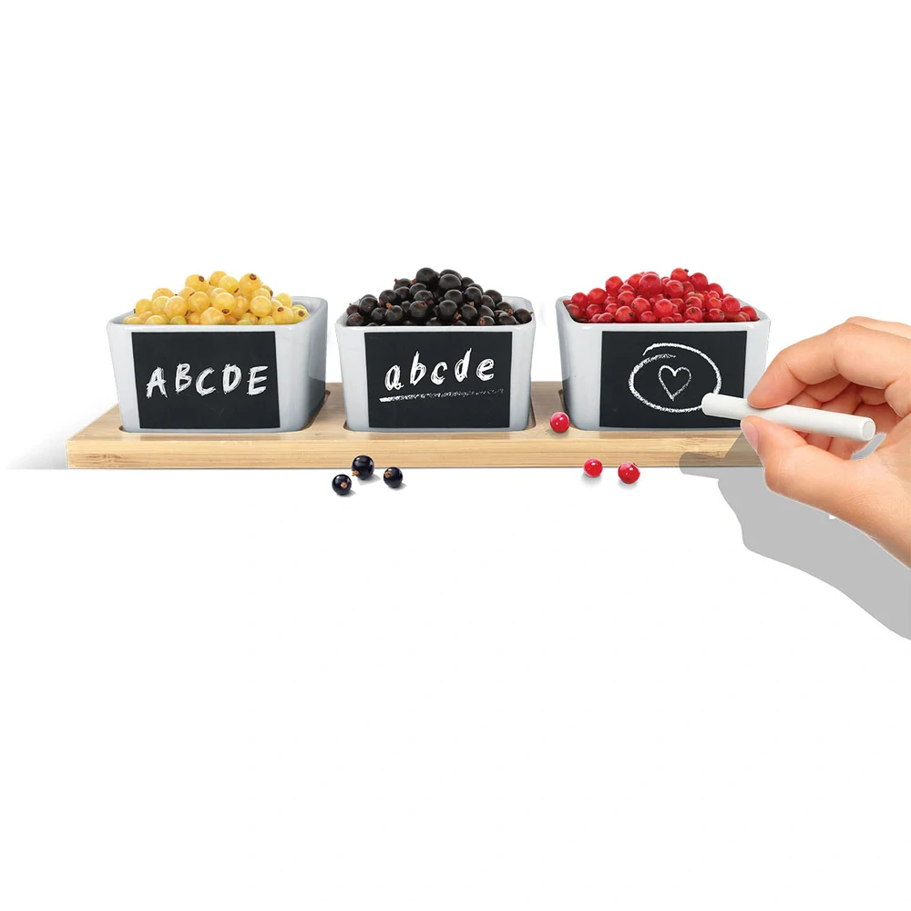 Misky servírovací sada 3ks Lamart LT9019 BAMBOO, 31x11cm