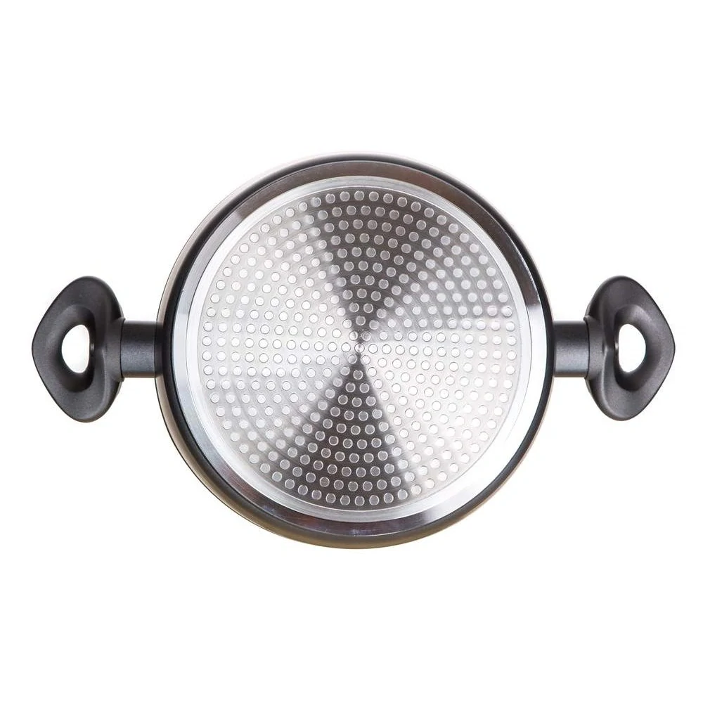 BANQUET Sada nádobí s nepřilnavým povrchem DIAMOND Matte Grey, 11 ks
