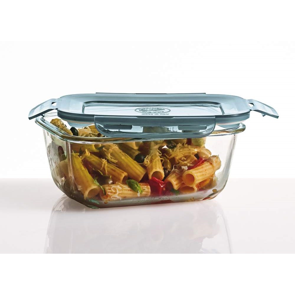 BORMIOLI Dóza skleněná EVO 18 x 18 cm, 1400 ml