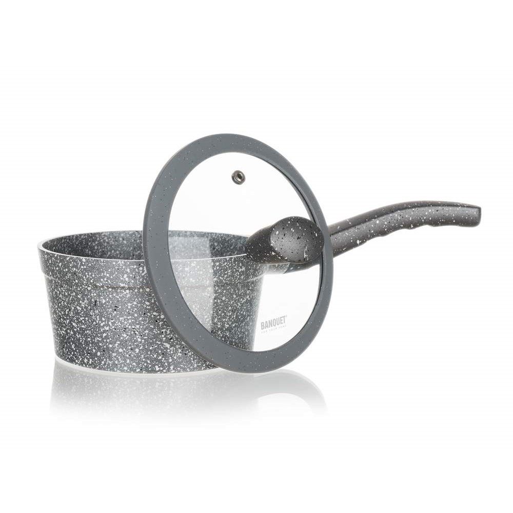 BANQUET Sada nádobí s nepřilnavým povrchem GRANITE, 11 ks