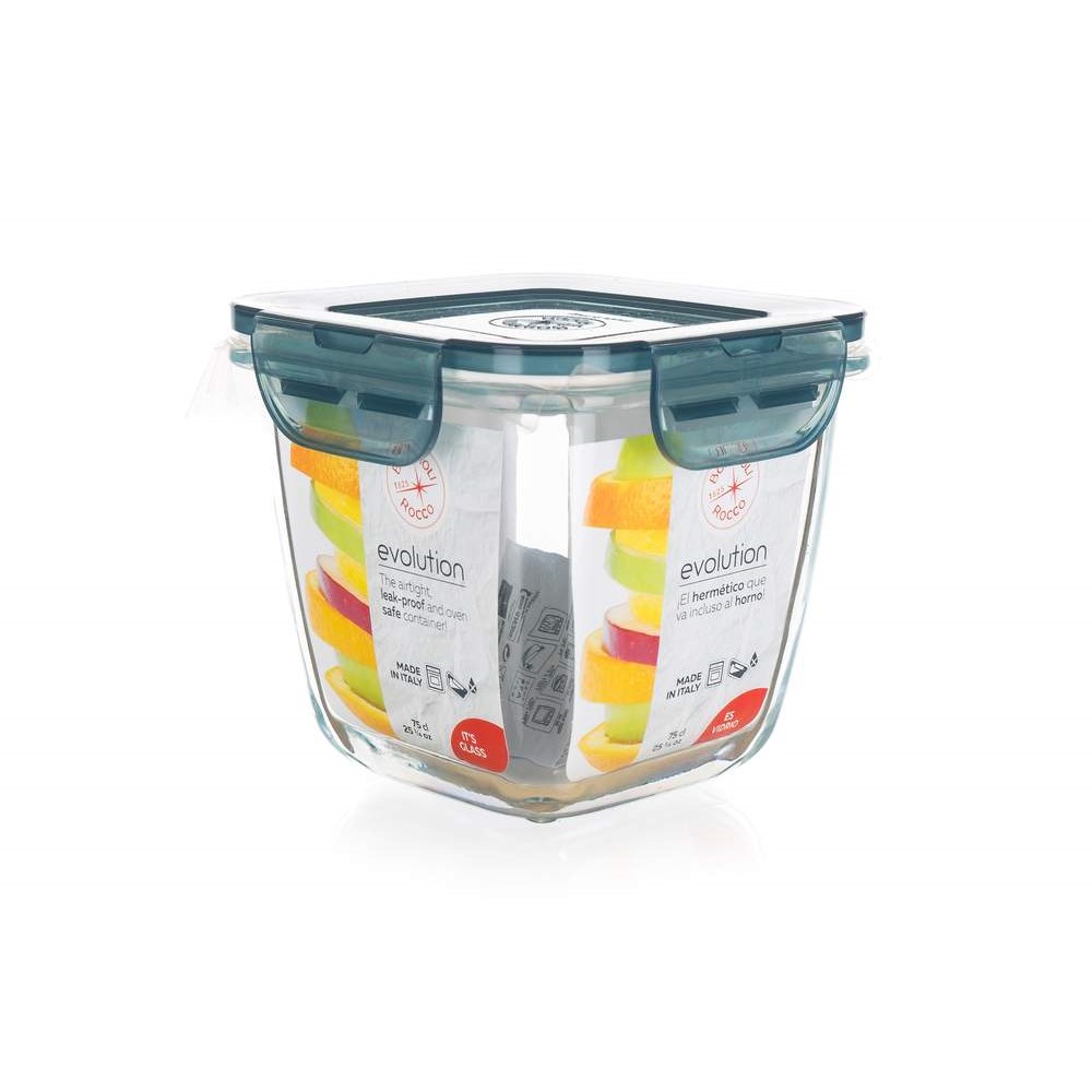 BORMIOLI Dóza skleněná EVO 12 x 12 cm, 750 ml