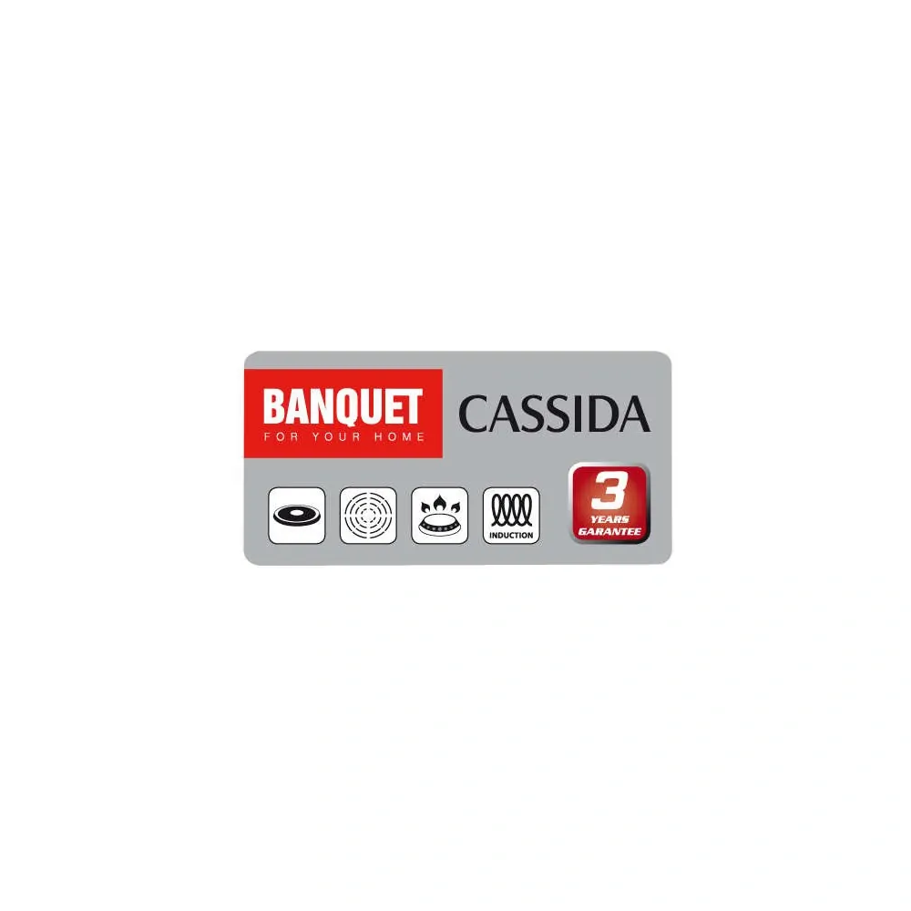 BANQUET Hrnec nerezový CASSIDA New Line 24 cm, 6,1 l, s poklicí