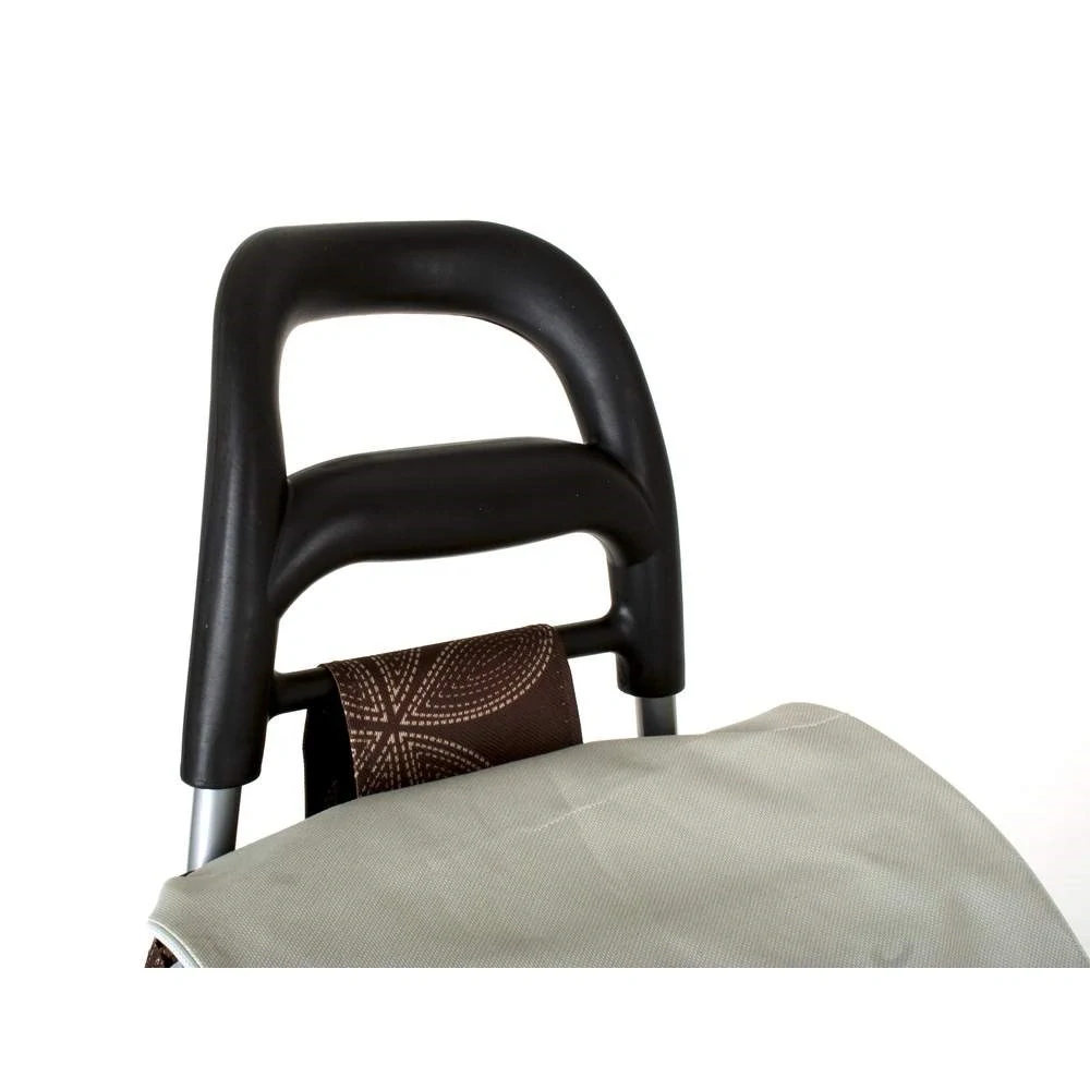 BRILANZ Taška nákupní na kolečkách CARRIE 95 x 36 x 30 cm, hnědý květ