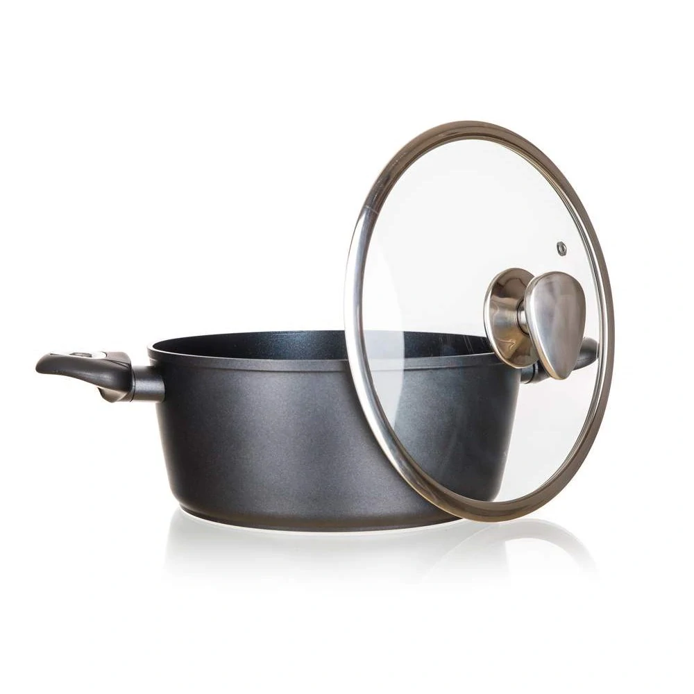 BANQUET Sada nádobí s nepřilnavým povrchem DIAMOND Matte Grey, 11 ks