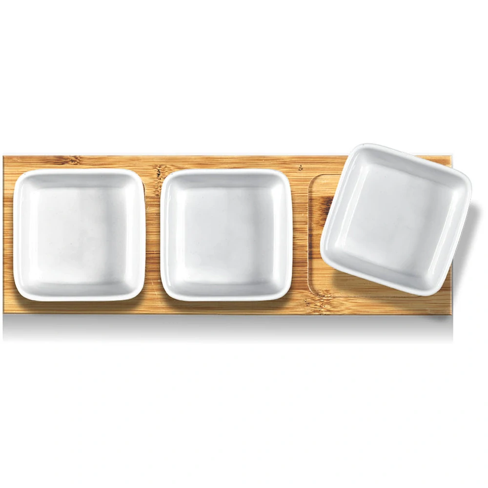 Misky servírovací sada 3ks Lamart LT9019 BAMBOO, 31x11cm