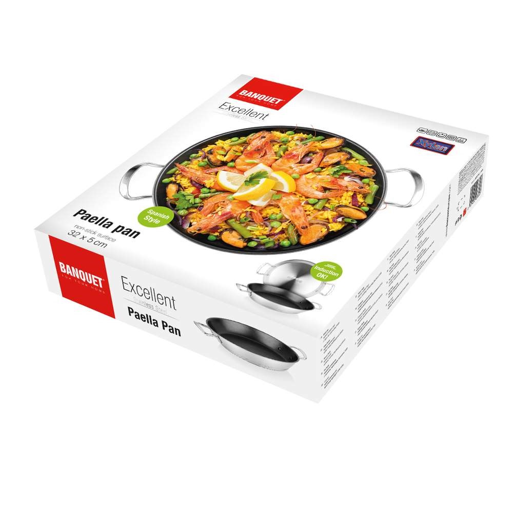 BANQUET Pánev Paella s nepřilnavým povrchem EXCELLENT 32 x 5 cm